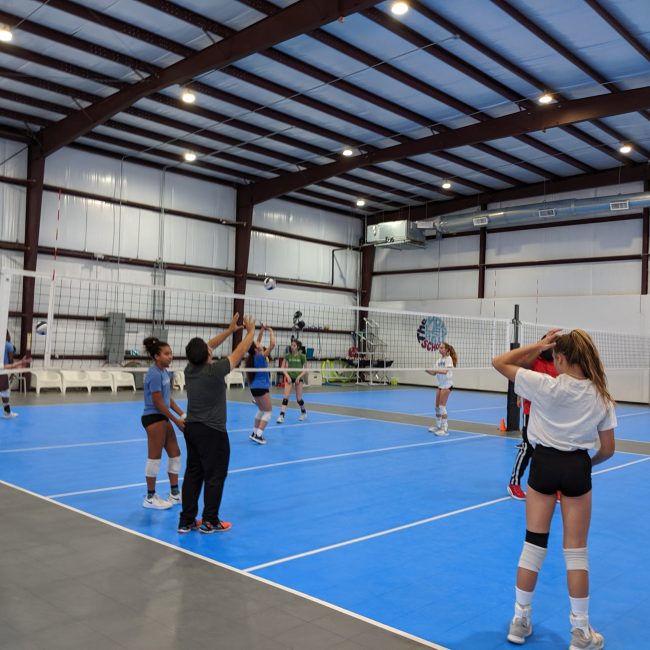 volleyball coaching teaching how to set