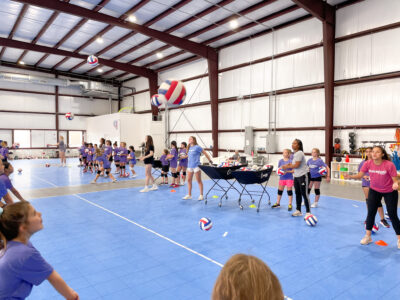 beginner Volleyball training